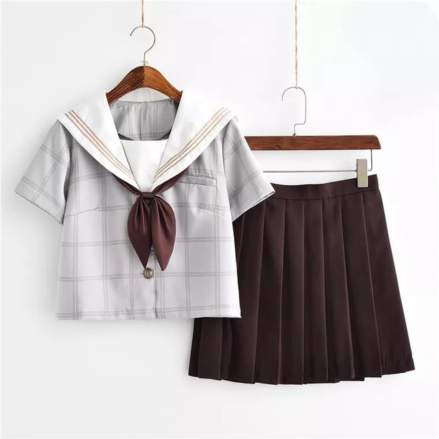 新款学院风正统JK制服日系水手服春季长袖套装学生装女COS百褶裙在类目 模玩/动漫/周边/cos/桌游, Cosplay服饰/道具/服务, Cosplay女装中 - 来自Buy2taobao.com提供专业的淘宝代购服务