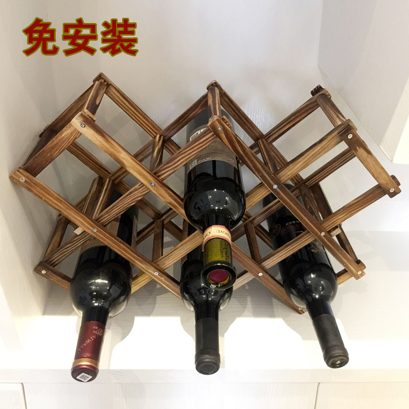 實木碳化紅酒架擺件創意葡萄酒架 家用酒瓶收納架歐式洋酒架包郵在類目 收納整理, 家庭收納用具, 收納架, 紅酒架中 - 來自Buy2taobao.com提供專業的淘寶代購服務
