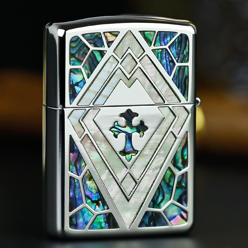 原装正品zippo煤油打火机万有引力正版双面贝壳镶嵌十字架 收藏级|ruв категории ZIPPO/швейцарский армейский нож/очки, бренд зажигалки и аксессуары, ZIPPO/" - от Buy2taobao.com для оказания профессиональной услуги покупки агента Taobao