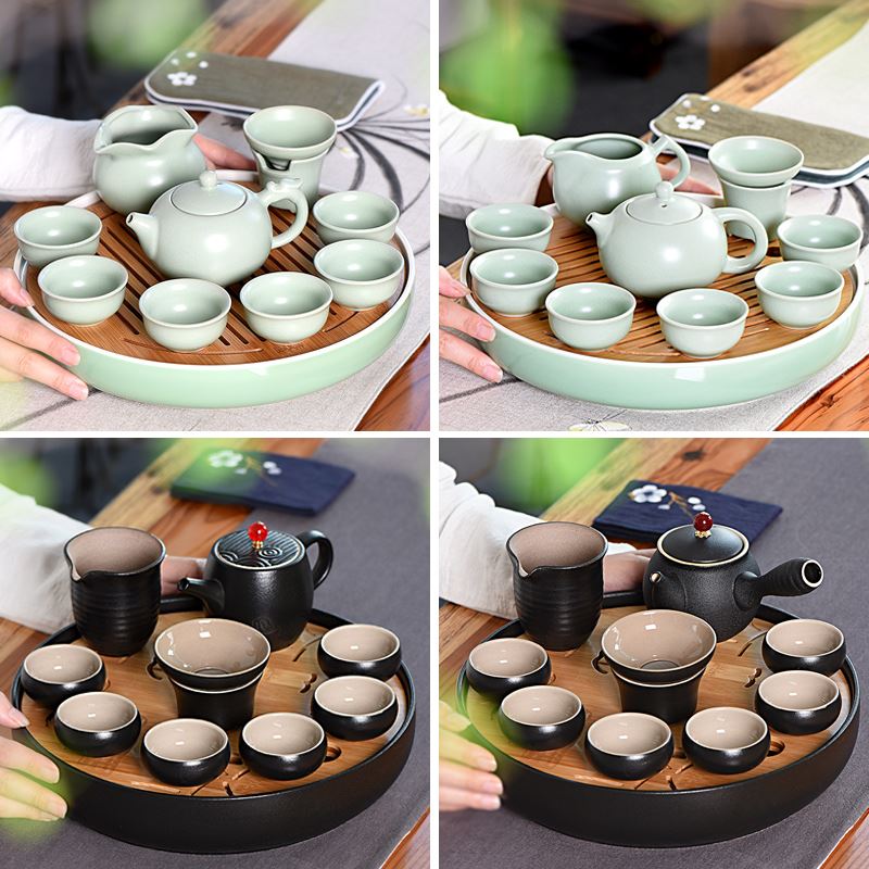 Ceramic tea set tea tray suit Ruyao Japanese Kungfu Online Tea Service household Simplicity teapot teacupin the Tableware , Tea set , Tea package category - from Buy2taobao.com to provide professional Taobao agent buy service