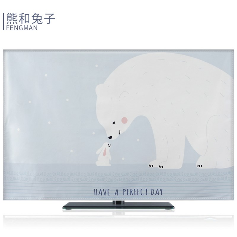 TV hood dust cover curved surface Wall hanging 32 55 liquid crystal 50 European style 65 inch Fabric art Laptop Sleevein the Home Fabric , Dust protection cover , TV cover category - from Buy2taobao.com to provide professional Taobao agent buy service