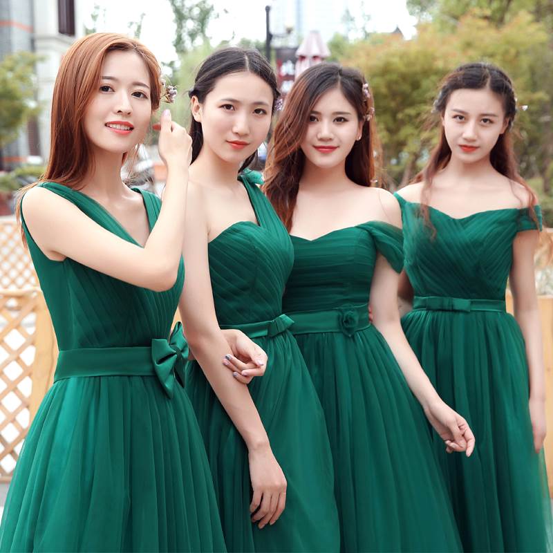 Bridesmaid Dresses 2019 Chorus full dress have more cash than can be accounted for Evening dress Korean Edition Sisters Korean Edition costumein the Women's clothing/Boutique , Wedding/Cheongsam/Formal dress , Formal dress/Evening category - from Buy2taobao.com to provide professional Taobao agent buy service