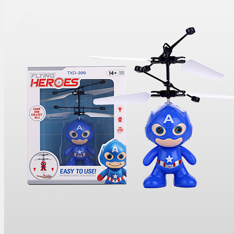 boy girl Induction Aerocraft Suspended Astronaut Spider-Man Small yellow people Helicopter children Toysin the Toy/Childs/Puzzle/Building block/Model , Electric/Remote control/Inertia/Clockwork toys , Electric/Airplanes category - from Buy2taobao.com to provide professional Taobao agent buy service