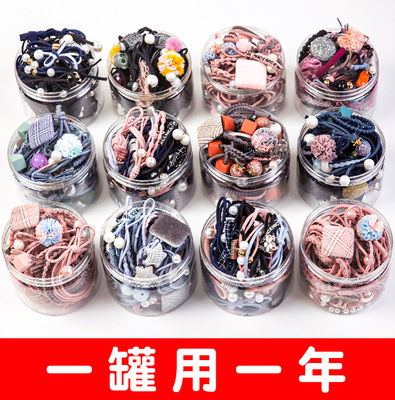 头绳女韩国网红2019新款发绳高弹力ins发饰发圈简约扎头皮筋头饰