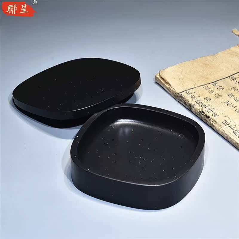 With cover Inkstone rough She inkstone natural With cover Four Treasures Inkstone beginner Xu Yan Duan Inkstonein the Electronic Dictionary/Electronic paper book/Stationery , Painting tools/Painted wood/Calligraphy Supplies , Four Treasures category - from Buy2taobao.com to provide professional Taobao agent buy service