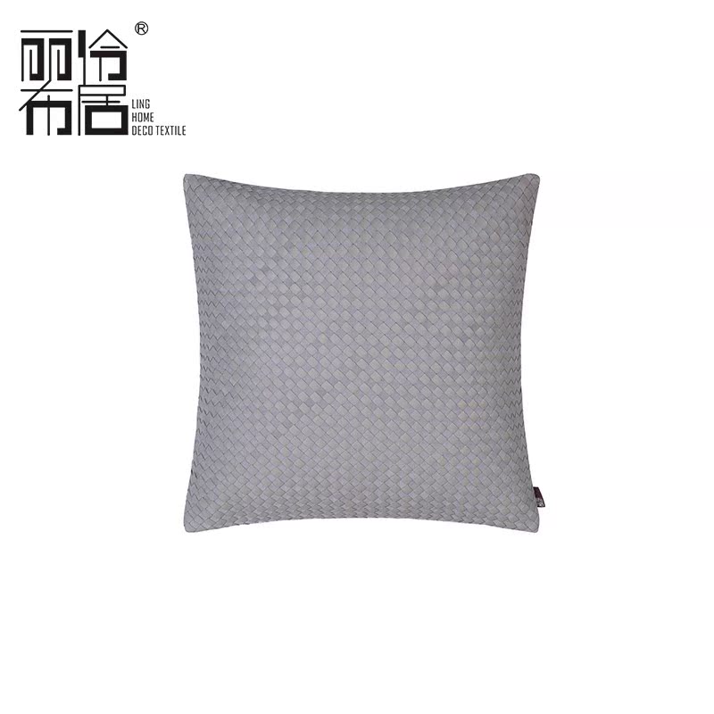 Chinese style Pillows Light grey Leatherwear weave Square pillow Open House Sofa cushions brown Bedside orange Soft rollin the Home Fabric , Pillow/Pillow category - from Buy2taobao.com to provide professional Taobao agent buy service