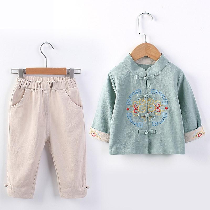 Nike children Hanfu Spring and summer Chinese style baby Tang costume The age of full dress Boy ancient costume Cotton and hemp suitin the Children/Baby/Family fitted , Children's Robes/Costume/National costume , Costume category - from Buy2taobao.com to provide professional Taobao agent buy service