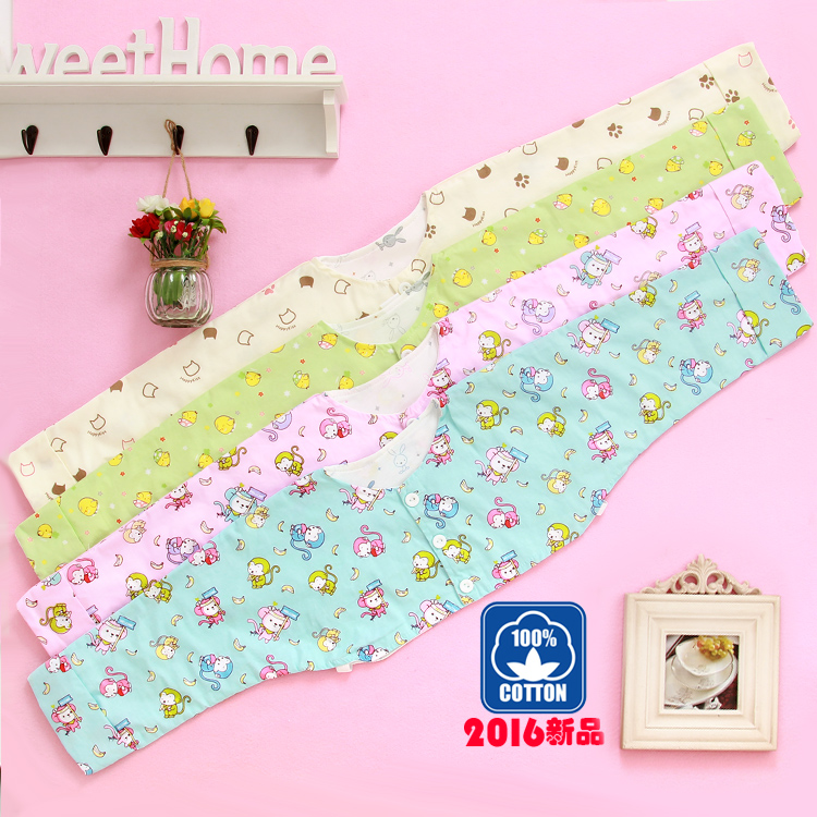 Spring and autumn season pure cotton Thin section baby Sleep Long sleeve Shoulder protector // Cotton vest/Baby pajamas keep warm protectin the Children/Baby/Family fitted , Vest harness category - from Buy2taobao.com to provide professional Taobao agent buy service
