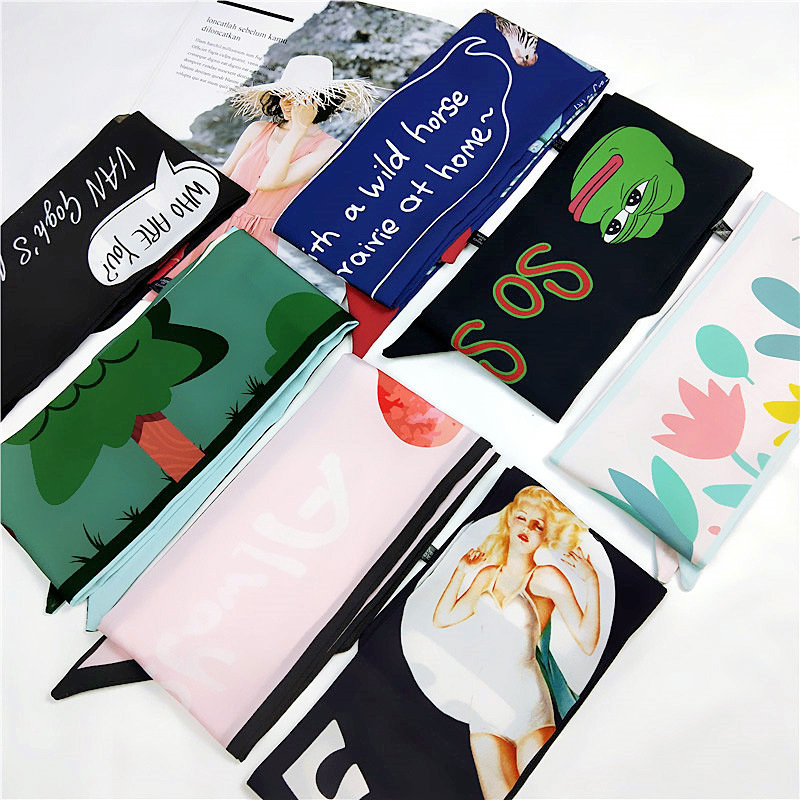 new pattern Trapezoid Scarf Silk scarf spring and autumn summer the republic of korea Versatile Ribbon decorate Hair band Scarf Small Scarfin the Accessories/Leather belt/Hat/Muffler , Muffler/Scarves/Shawl category - from Buy2taobao.com to provide professional Taobao agent buy service