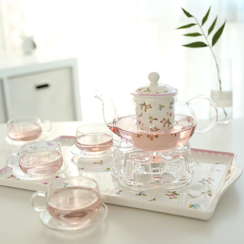 thickening Glass ceramics scented tea tea set heating suit Fruit teapot teacup transparent Korean fruitin the Tableware , Tea set , Herbal Tea category - from Buy2taobao.com to provide professional Taobao agent buy service