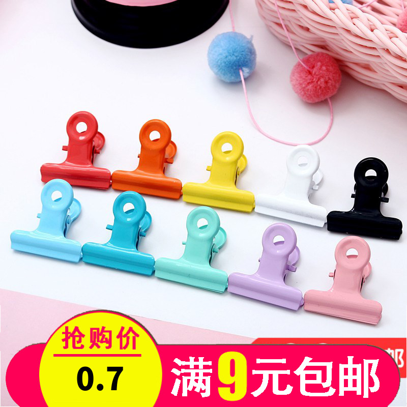 lovely colour circular Stainless steel Purse file Drawing board Clamp to work in an office Stationery Metal Paper clips Iron clampin the Electronic Dictionary/Electronic paper book/Stationery , Binding Supplies , Purse/Binder Clips category - from Buy2taobao.com to provide professional Taobao agent buy service