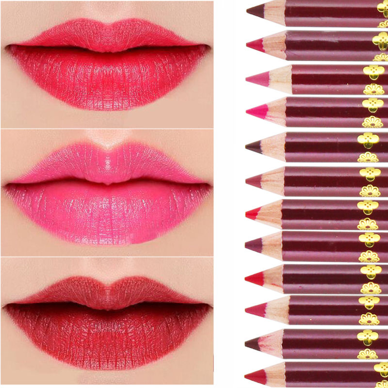Lip Liner Cup Red pen Matte Aunt color Red bean paste Bright red waterproof No bleachingin the Makeup/Perfume/Beauty tools , Blushers/Lip Liner category - from Buy2taobao.com to provide professional Taobao agent buy service