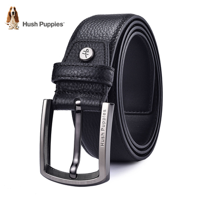 暇步士皮带男真皮针扣头层牛皮裤带青年中年休闲简约正品男士腰带