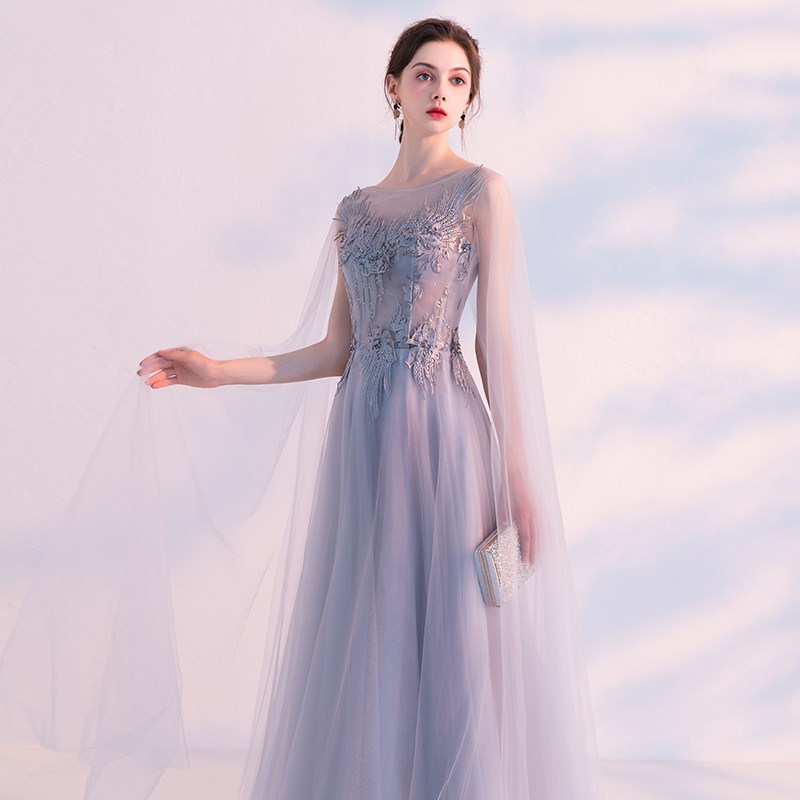 Little Evening dress 2019 new pattern banquet Winter clothes Noble grace Annual meeting black High atmosphericin the Women's clothing/Boutique , Wedding/Cheongsam/Formal dress , Formal dress/Evening category - from Buy2taobao.com to provide professional Taobao agent buy service