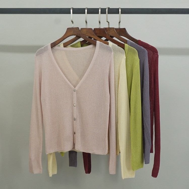 summer Thin section Borneol knitting Cardigan V-neck have cash less than that is registered in the accounts Versatile coat Shawl Outside the ride Sunscreen air conditionerin the Women's clothing/Boutique , Wool sweater category - from Buy2taobao.com to provide professional Taobao agent buy service