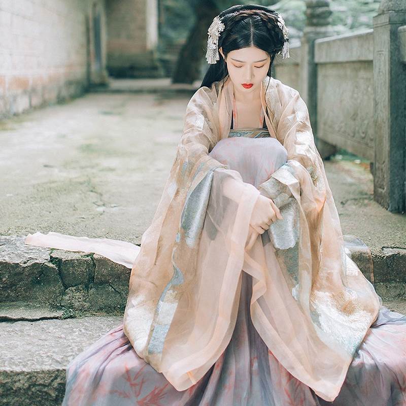 夏季日常传统女唐制长生殿中国风学生齐胸襦裙广袖大袖衫在类目 女装/女士精品, 唐装/民族服装/舞台服装, 民族服装/舞台装中 - 来自Buy2taobao.com提供专业的淘宝代购服务