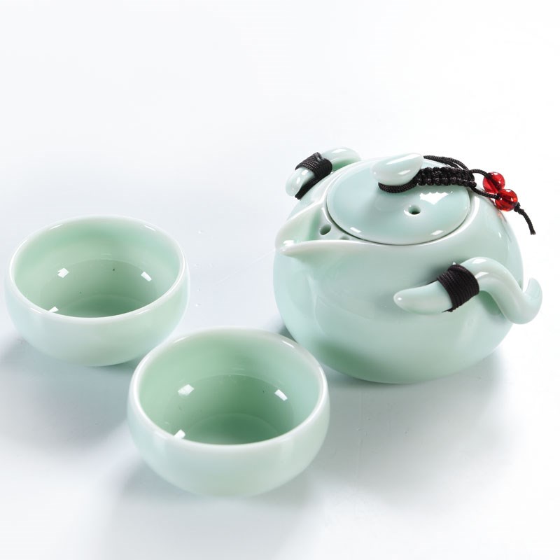 家用簡約4人2人功夫茶出行旅行茶具套裝辦公室隨身簡易旅遊迷妳在類目 餐飲具, 茶具, 功夫茶具中 - 來自Buy2taobao.com提供專業的淘寶代購服務