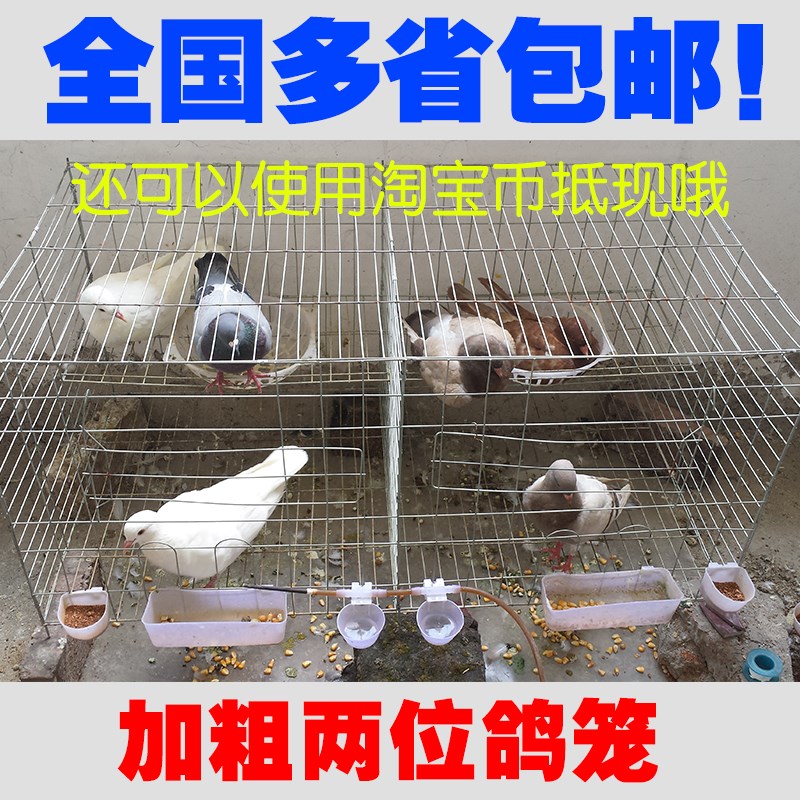 加粗 镀锌2 4位肉鸽 信鸽 鹌鹑 鹧鸪 养殖配对铁笼 鸽子用品包邮|ruв категории офисное оборудование/расходные материалы/соответствующие услуги, упаковочного оборудования/знаки и расходных материалов, посылочный мешок/сплетенный мешок - от Buy2taobao.com для оказания профессиональной услуги покупки агента Taobao