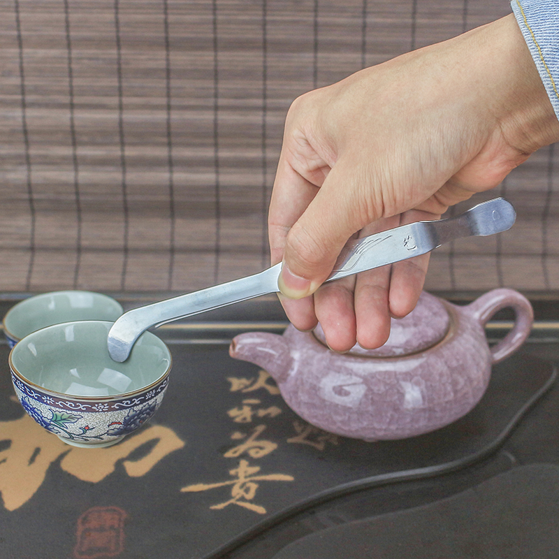 high-grade Stainless steel tea clip Tea ceremony parts Tea Make tea Clamp teacup tea set Tweezers thickeningin the Tableware , Tea set , Tea tray category - from Buy2taobao.com to provide professional Taobao agent buy service