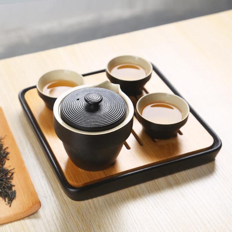 Coarse pottery Quik travel tea set suit Japanese Portable Kungfu Online tea set teapot householdin the Tableware , Tea set , Kung Fu Tea category - from Buy2taobao.com to provide professional Taobao agent buy service
