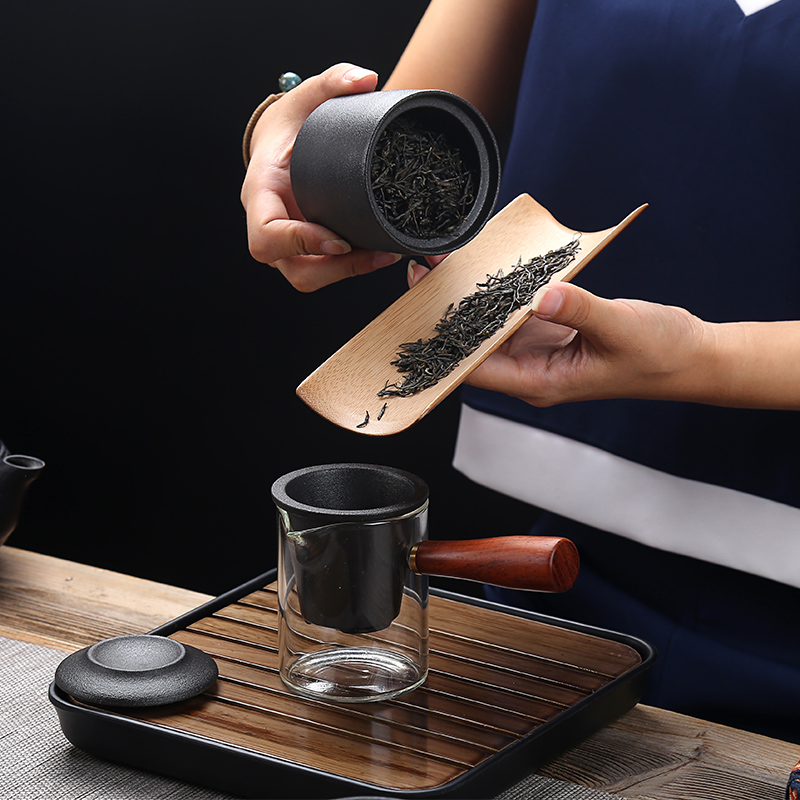 Japanese Retro Coarse pottery Glass portable travel tea set suit originality ceramics giftin the Tableware , Tea set , Kung Fu Tea category - from Buy2taobao.com to provide professional Taobao agent buy service