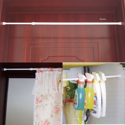 可伸缩窗门帘杆卧室玄关迷你多功能旋转弹簧杆支架免打孔清仓特价在类目 居家布艺, 窗帘门帘及配件, 辅料配件, 帘杆中 - 来自Buy2taobao.com提供专业的淘宝代购服务