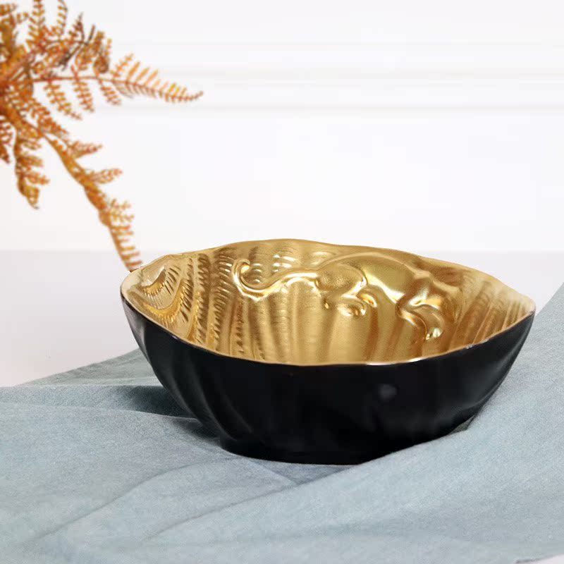 originality modelling ceramics Decorative bowls black Light gold Leopard pattern Storage Snack bowl Export qualityin the Home accessories , Decorative items , Decorative bowls category - from Buy2taobao.com to provide professional Taobao agent buy service