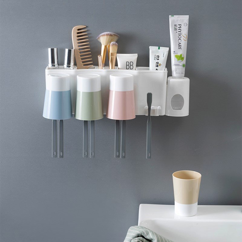 Toothbrush holder Suction Wall TOILET household Cartoon suit Patch Wall hanging multi-function Wall Brushing Cupin the Family/Personal Cleaning Tools , Sanitary appliances/Bathroom accessories , Toothbrush holder/Teeth bench category - from Buy2taobao.com to provide professional Taobao agent buy service