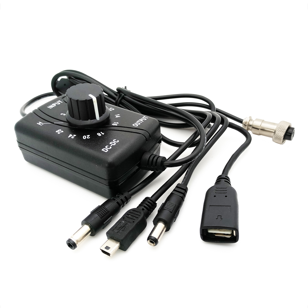 DC-DC直流电压调压器0-28V USB输出 DC转接鳄鱼夹输出线|ruв категории оборудование/инструменты, трансформатор, электронный трансформатор - от Buy2taobao.com для оказания профессиональной услуги покупки агента Taobao