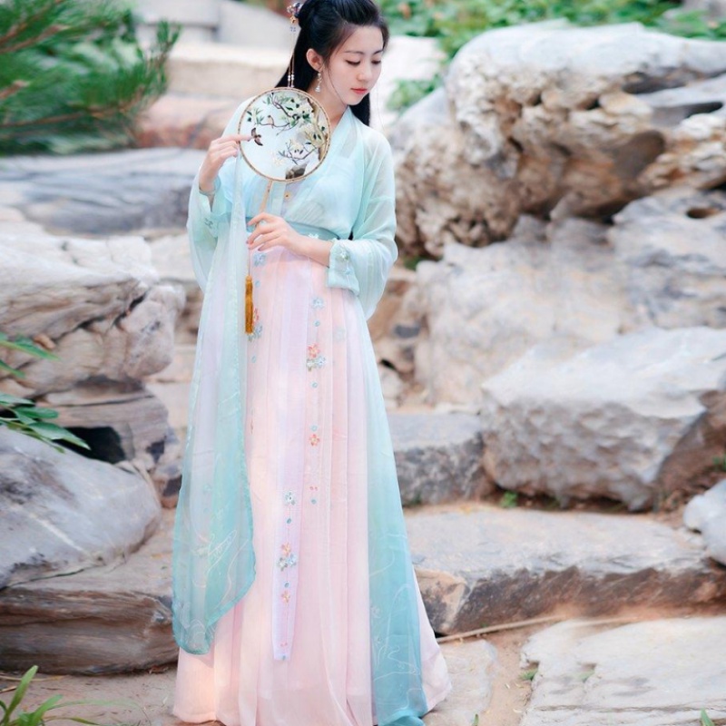 古装衣服汉服女学生如梦霓裳汉元素日常古装女襦裙中国风仙女夏季|ruв категории Женская одежда, костюм/национальная одежда/театр костюм, национальная одежда/этап погрузки - от Buy2taobao.com для оказания профессиональной услуги покупки агента Taobao