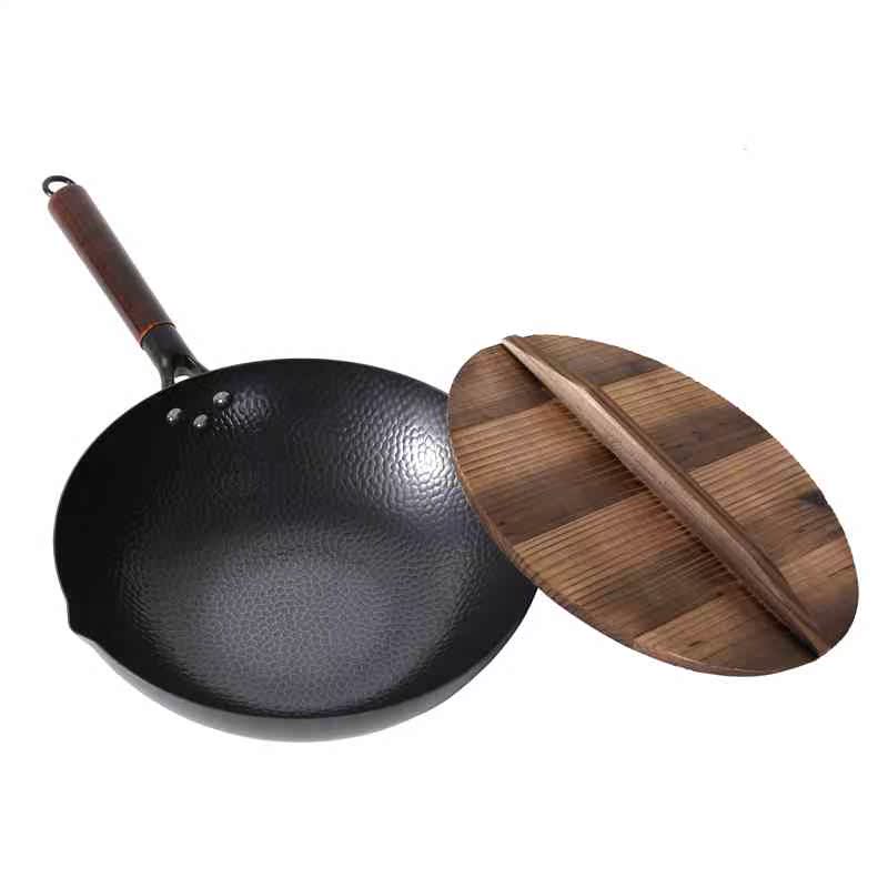 Korea home 32cm Forged Iron pot old-fashioned coating Flat bottom Wok Frying pan Electromagnetic furnace currencyin the Kitchen/Cooking utensils , Cooking utensils , Cookware/Pot/Kettle , Wok category - from Buy2taobao.com to provide professional Taobao agent buy service