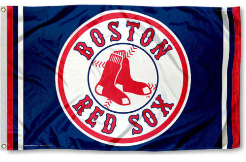 外贸棒球波士顿红袜队旗帜mlb boston red sox flag