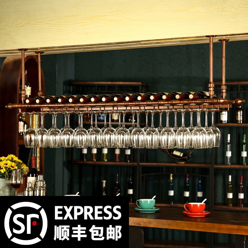 Shelf Hanging cup holders Bar counter Wine rack Cup holder combination Wine household Display rack Hanging cup holders Bar Desk modernin the Tableware , Flagon/Wineglass/Wine , Wine category - from Buy2taobao.com to provide professional Taobao agent buy service