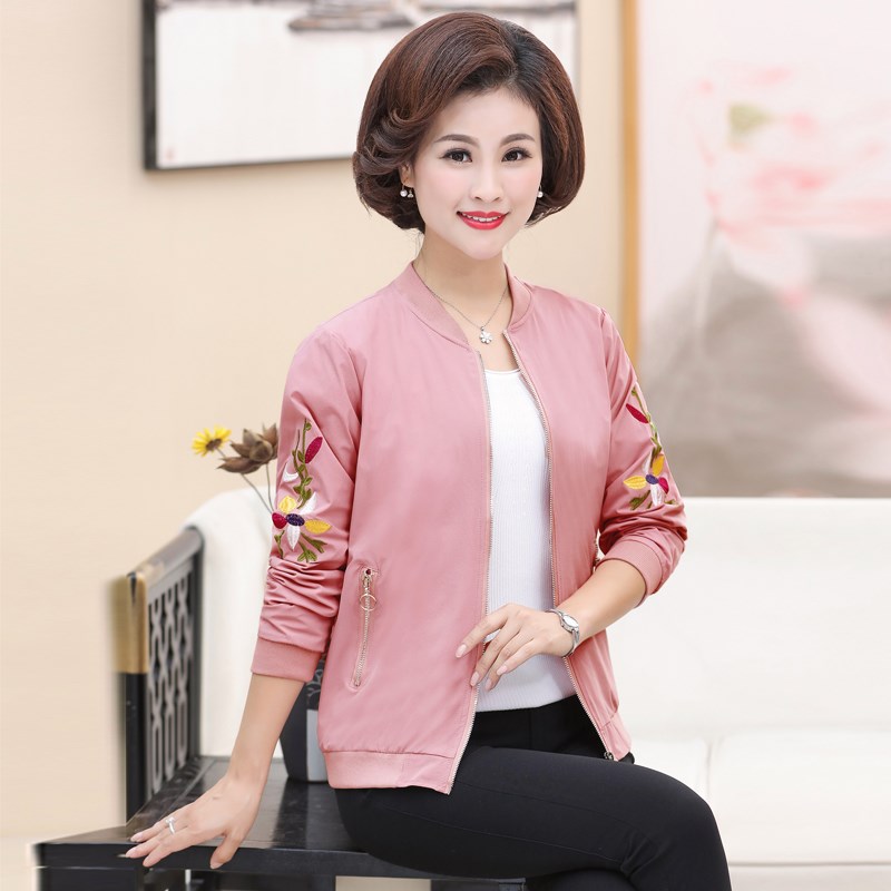 2019 mom Autumn coat Middle and old age Women's wear spring and autumn coat middle age have cash less than that is registered in the accounts Easy Jacket jacket new patternin the Women's clothing/Boutique , Middle-aged women category - from Buy2taobao.com to provide professional Taobao agent buy service