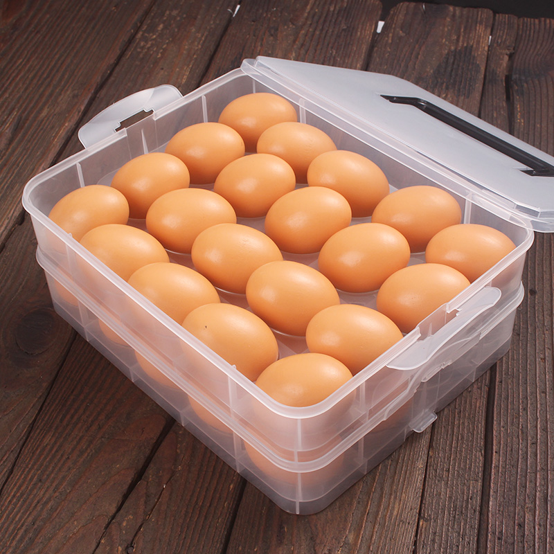 Egg Box Refrigerator Food Crisper Egg care Egg cell kitchen Plastic Stratified Box egg storage boxin the Tableware , Fresh container/Fresh Containers , Crisper category - from Buy2taobao.com to provide professional Taobao agent buy service