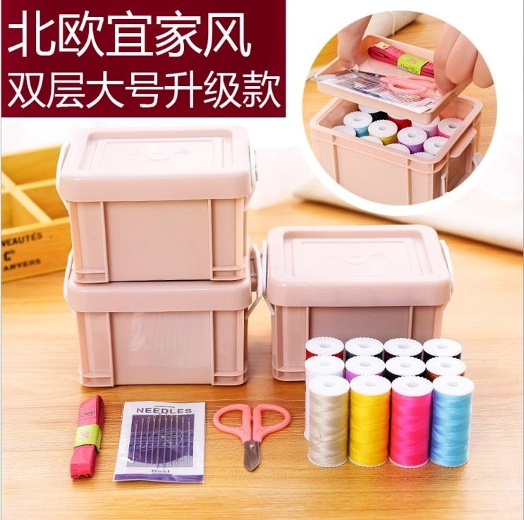 家用针线盒套装针线包手缝线缝补工具便携缝补收纳盒在类目 居家布艺, 十字绣及工具配件, 十字绣工具, 线盒中 - 来自Buy2taobao.com提供专业的淘宝代购服务