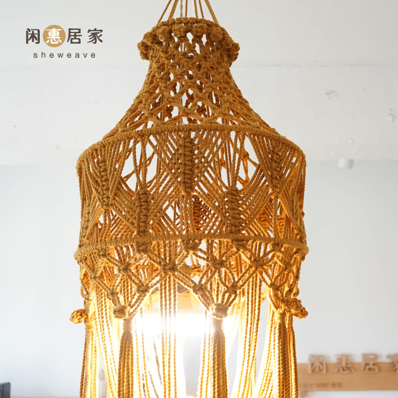 家居星辰编织吊灯灯罩外壳罩波西米亚挂毯网红民宿家具装饰|ruв категории домашний ткань, гобелен/гобелен - от Buy2taobao.com для оказания профессиональной услуги покупки агента Taobao