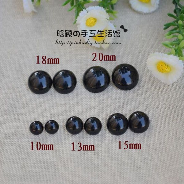 手工辅料 黑色小眼睛扣子 直径10-20毫米 一口价4个(有作品图)在类目 居家布艺, 缝纫DIY材料、工具及成品, 缝纫DIY配件/辅料/配饰, 纽扣中 - 来自Buy2taobao.com提供专业的淘宝代购服务
