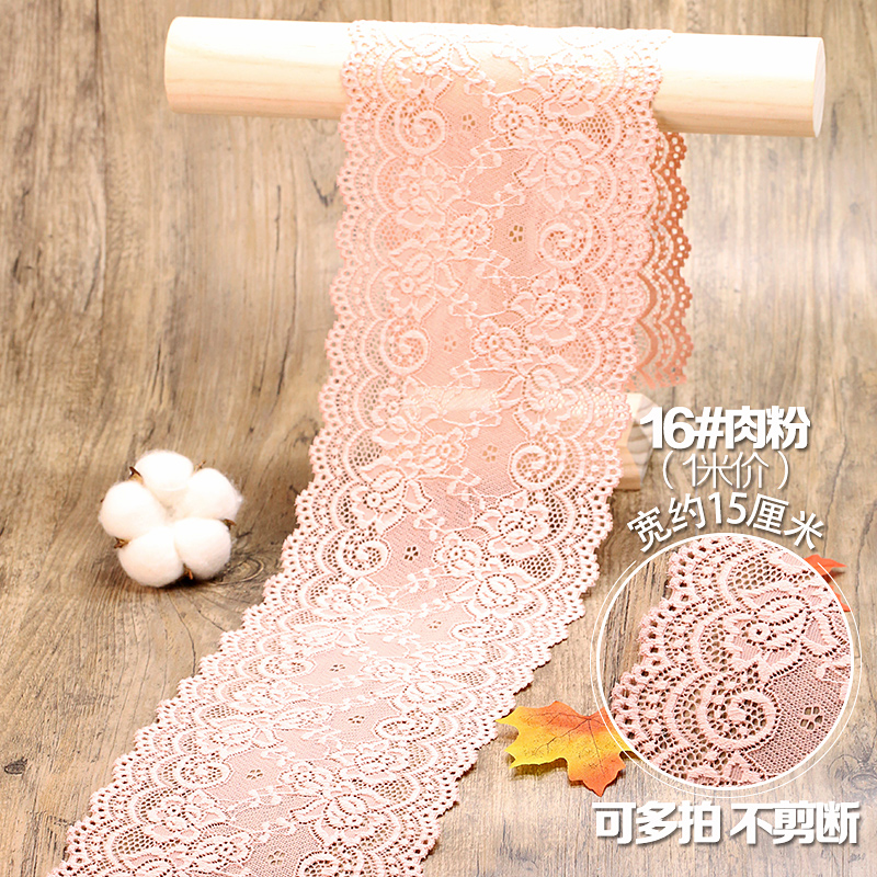 下摆宽边加宽领口蕾丝蕾丝边加厚韩版布料带子装饰 花边黑色镂|msdalam kategori rumah Fabrik, bahan-bahan jahitan DIY, alat dan produk siap, Aksesori jahit DIY/aksesori/aksesori, Lace - dari Buy2taobao.com untuk memberikan perkhidmatan ejen Taobao profesional membeli