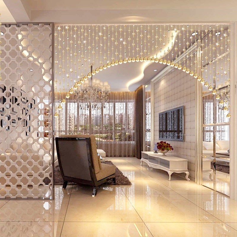 crystal Curtain a living room bead curtains Punch holes door curtain Partition curtain bedroom curtain Hanging curtain Entrance decorate ..in the Home Fabric , Curtains and curtain accessories , Curtain/Curtain category - from Buy2taobao.com to provide professional Taobao agent buy service