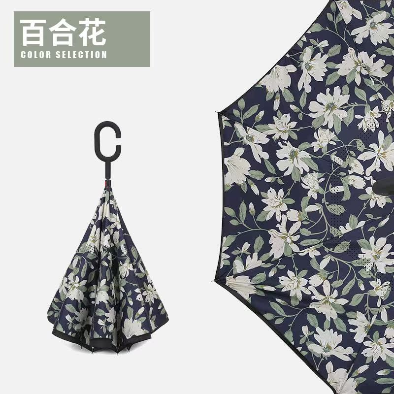 创意反向雨伞大号双层长柄男晴雨两用女学生防风汽车免持式订制伞在类目 居家日用, 伞/雨具/防雨/防潮, 伞中 - 来自Buy2taobao.com提供专业的淘宝代购服务