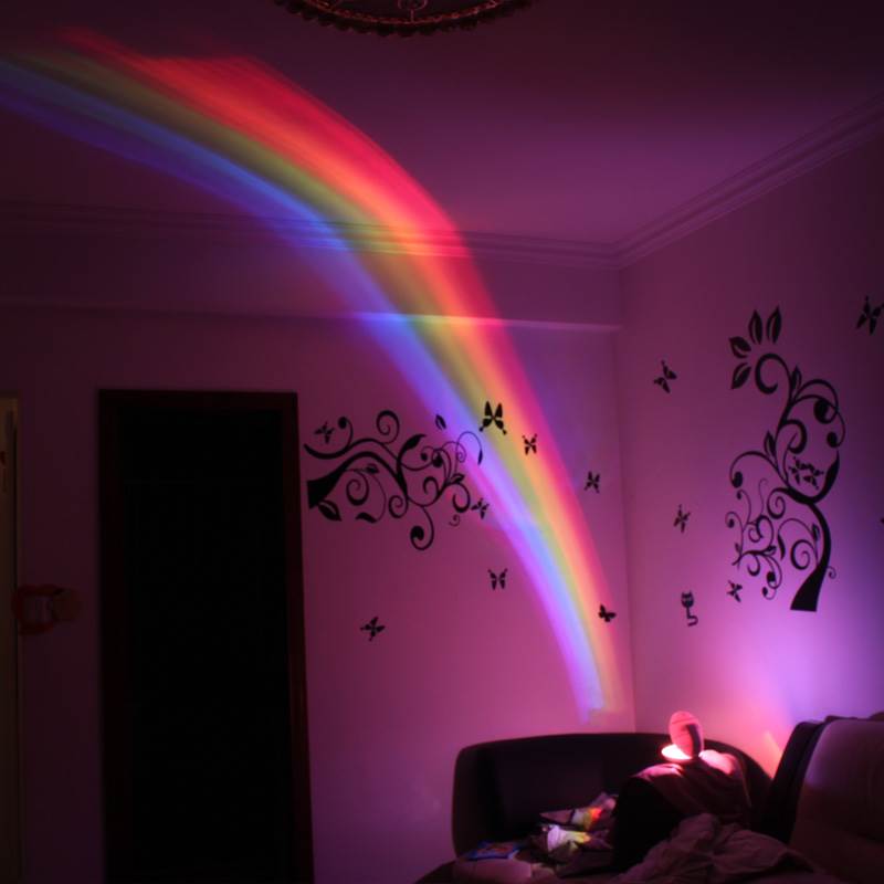 Rainbow Projector lamp originality Star Light Rainbow Machine romantic led Projection lamp A birthday present gift Nightlightin the Toy/Childs/Puzzle/Building block/Model , Electronic/Light/Aerated/Tricky Toy , Glow Toys category - from Buy2taobao.com to provide professional Taobao agent buy service