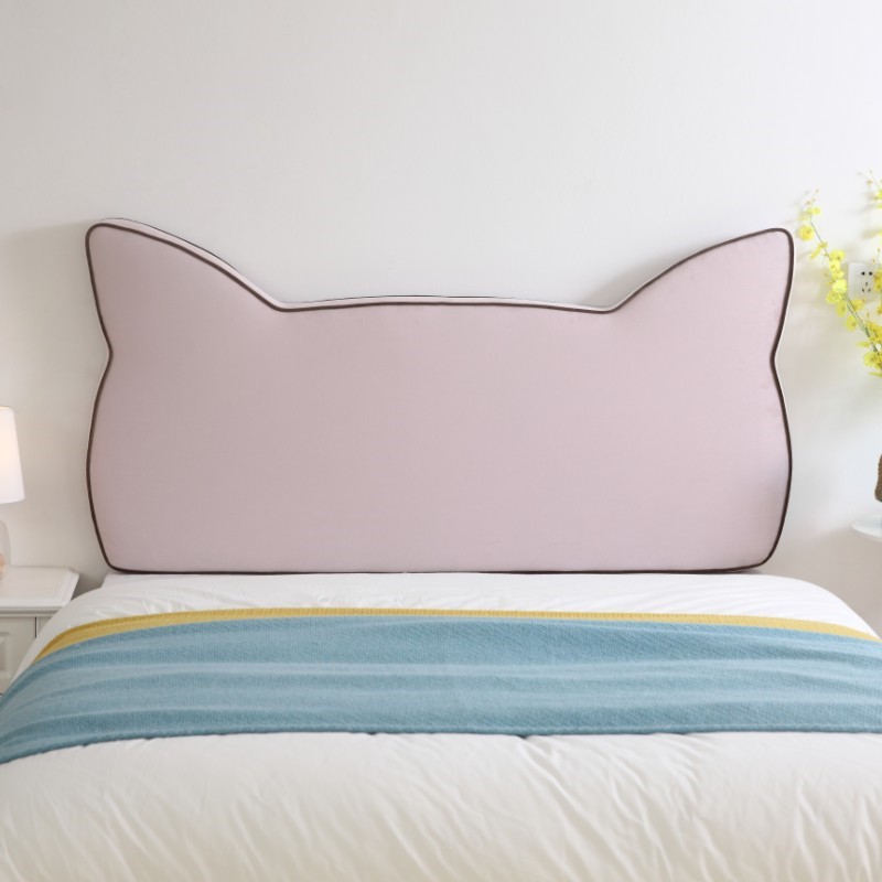 Customized children Cartoon Soft pack bed Walled Bedside Tatami Cushion Double Solid wood bed Head cover Washablein the Home Fabric , Pillow/Pillow category - from Buy2taobao.com to provide professional Taobao agent buy service