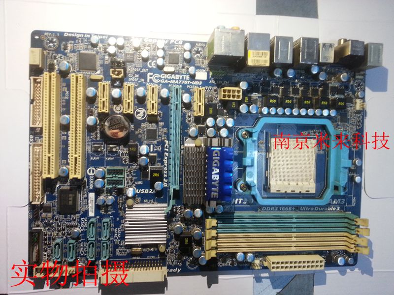 All solid King stable Gigabyte GA-MA770T-UD3 DDR3 AMD770 Open-core motherboardin the Computer Hardware/Monitor/Computer Peripherals , Motherboard category - from Buy2taobao.com to provide professional Taobao agent buy service