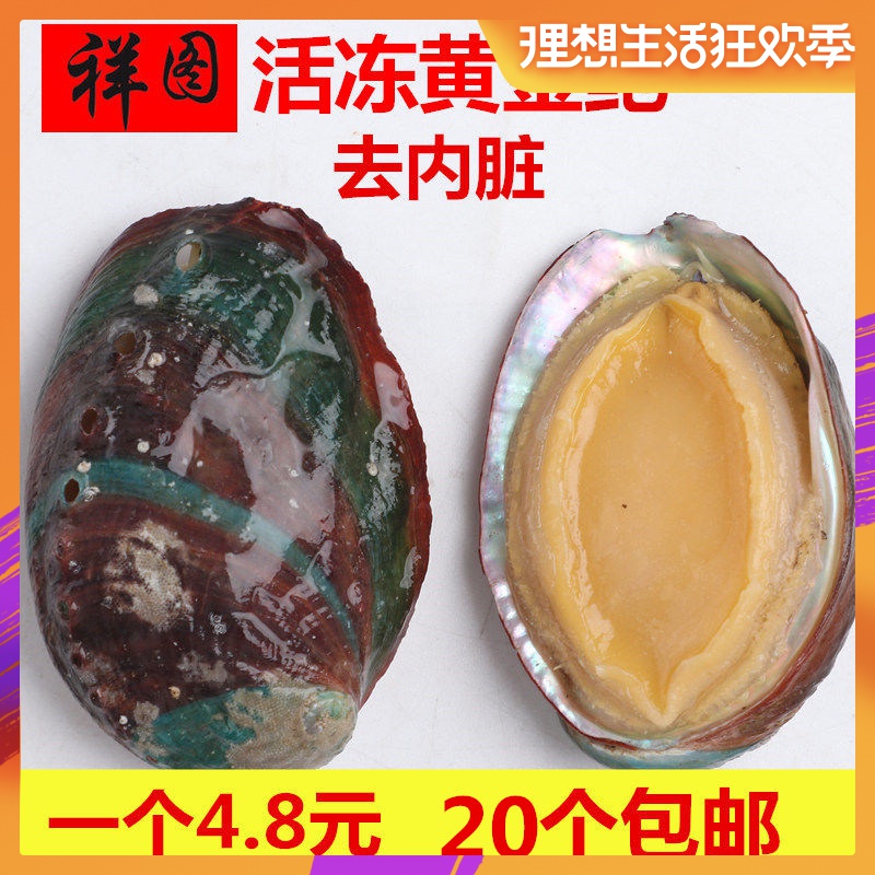 祥图新鲜冷冻鲍鱼肉大1个鲜活去内脏深海鲍鱼肉海鲜批发20个包邮|msdalam kategori daging perikanan/Buah-buahan segar dan sayur-sayuran/dimasak, makanan laut/produk akuatik/produk, kerang, Abalone - dari Buy2taobao.com untuk memberikan perkhidmatan ejen Taobao profesional membeli