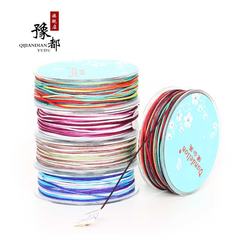 Yudu Zhuanzhu Line 72 Jade Line Bracelet Necklace Braided rope Chinese knot Wire Bead Hand rope Color linein the Accessories/Fashion Jewelry, DIY Fitting , Line category - from Buy2taobao.com to provide professional Taobao agent buy service