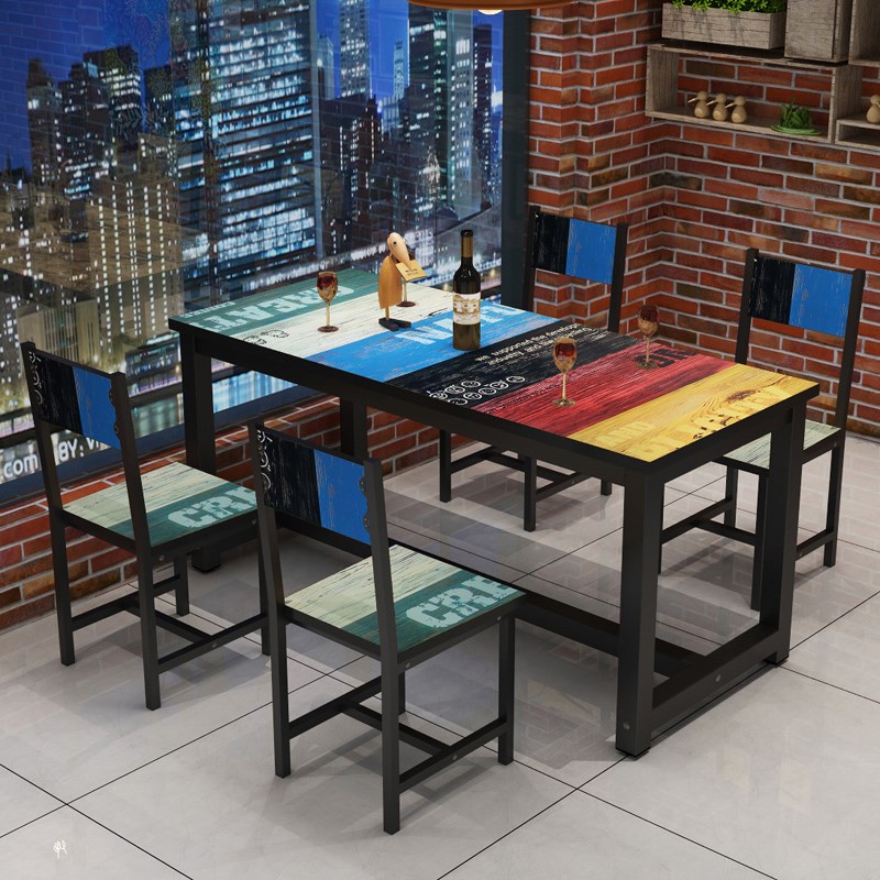 snack Snack bar Tables and chairs Hotel canteen Restaurant 24 combination Café personality theme tablein the Residential furniture , Tables , Dining table category - from Buy2taobao.com to provide professional Taobao agent buy service