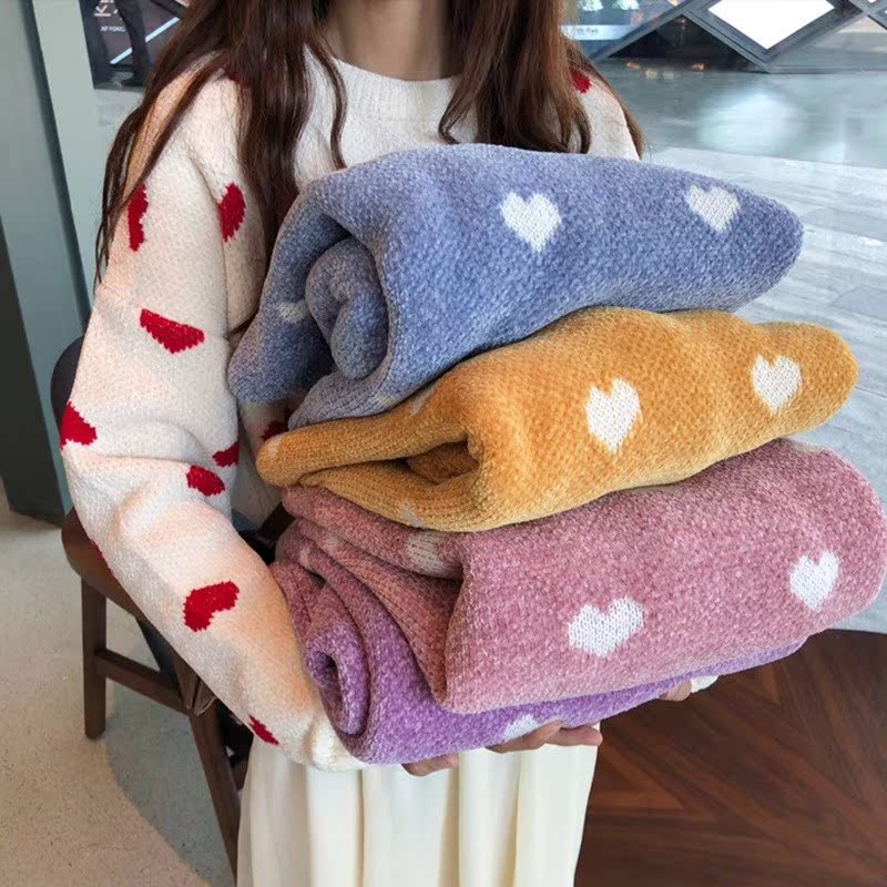 慵懒风套头毛衣外套女秋冬装很仙的韩版学生宽松长袖爱心针织衫在类目 女装/女士精品, 毛衣中 - 来自Buy2taobao.com提供专业的淘宝代购服务