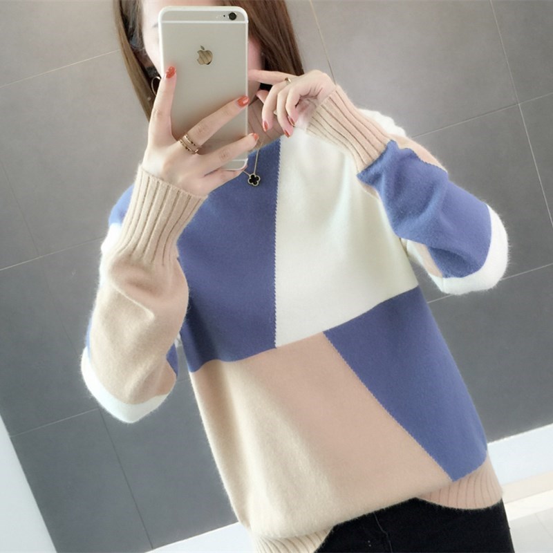 new pattern Turtleneck 2018 Autumn and winter new pattern Korean Edition Easy Versatile College wind Socket knitting Primerin the Women's clothing/Boutique , Sweaters category - from Buy2taobao.com to provide professional Taobao agent buy service