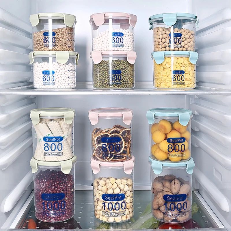 Plastic Canister Milk cans food Fresh keeping Jar kitchen Whole grains Storage tank Refrigerator storage boxin the Home accessories , Decorative items , Storage tank category - from Buy2taobao.com to provide professional Taobao agent buy service